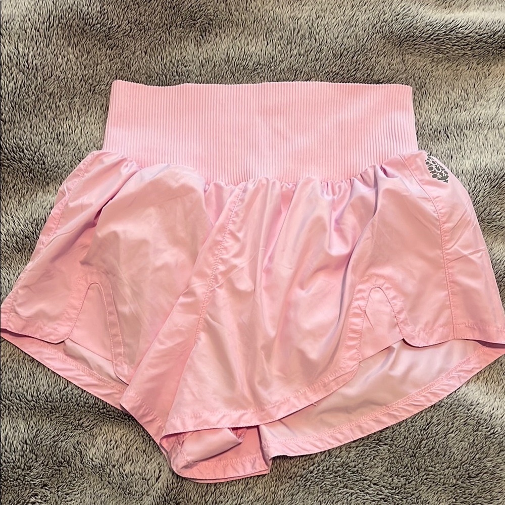 Free People Pink Athletic Shorts